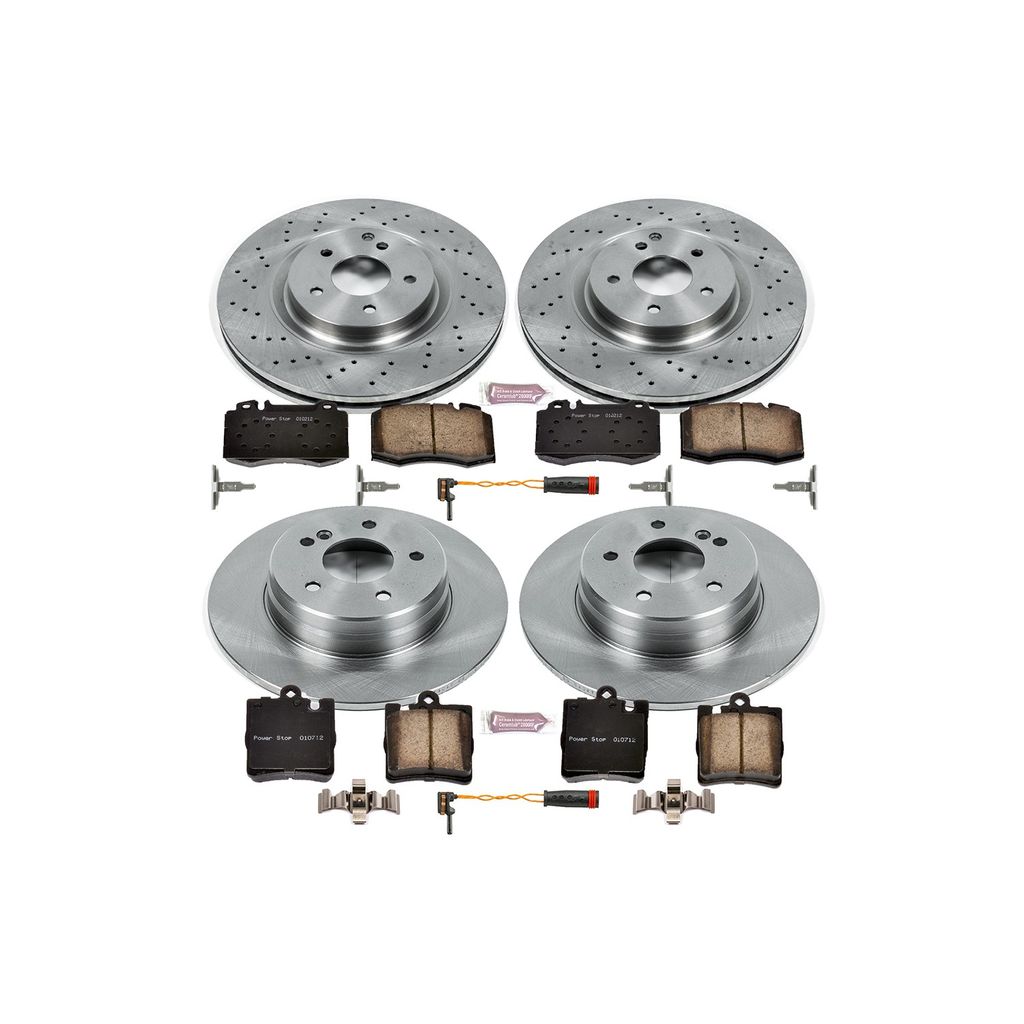 PowerStop KOE2791 - OE Stock Replacement Brake Pad and Rotor Kit