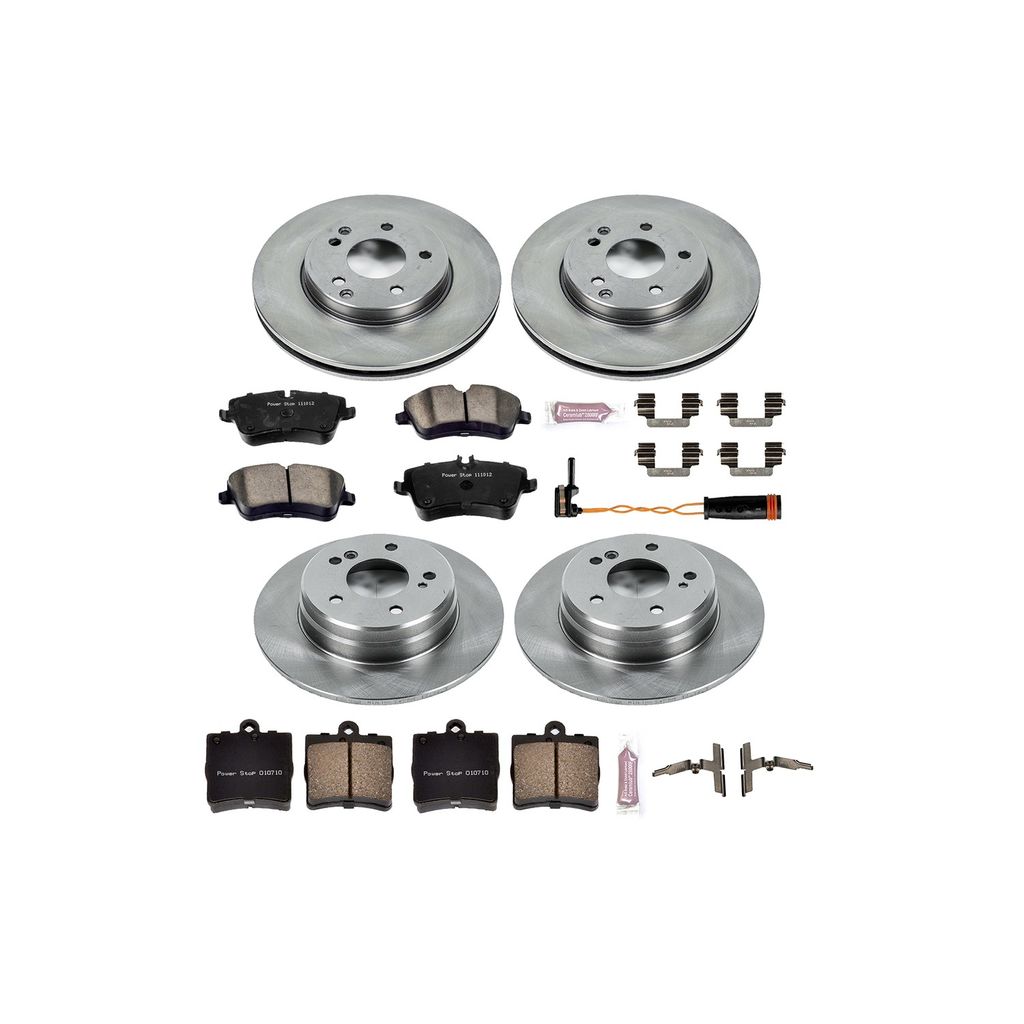 PowerStop KOE2812 - OE Stock Replacement Brake Pad and Rotor Kit