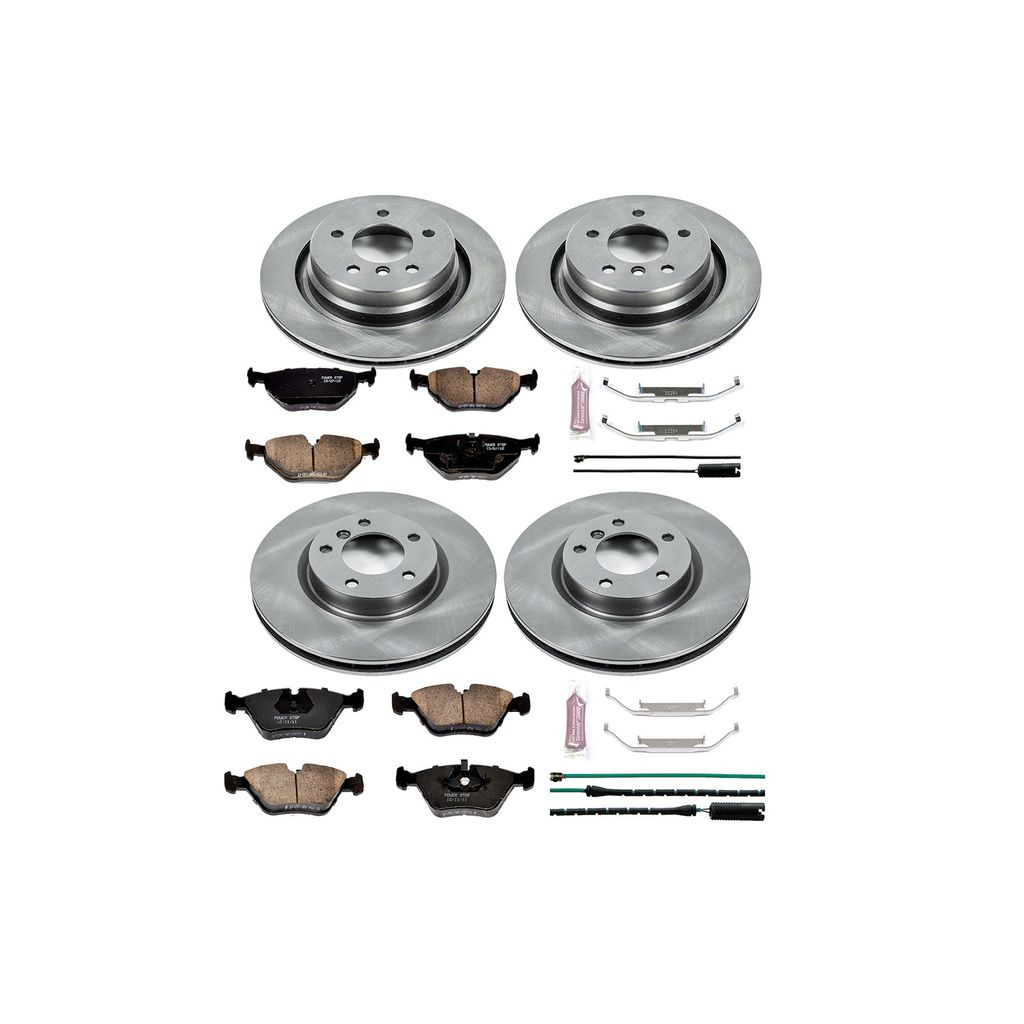 PowerStop KOE2841 - OE Stock Replacement Brake Pad and Rotor Kit