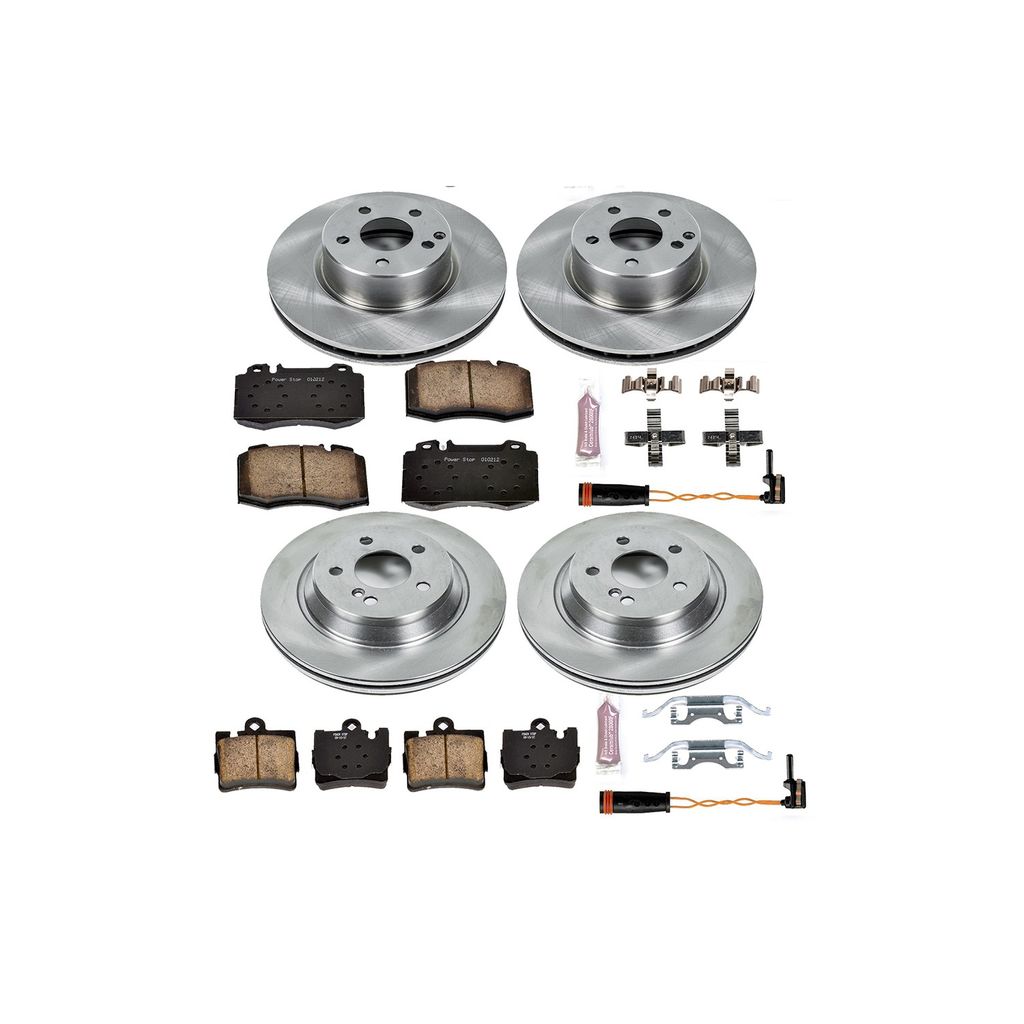 PowerStop KOE2851 - OE Stock Replacement Brake Pad and Rotor Kit