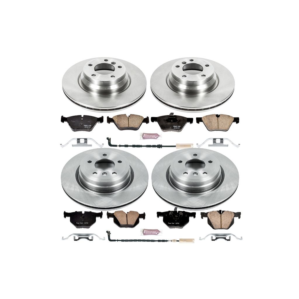 PowerStop KOE2886 - OE Stock Replacement Brake Pad and Rotor Kit