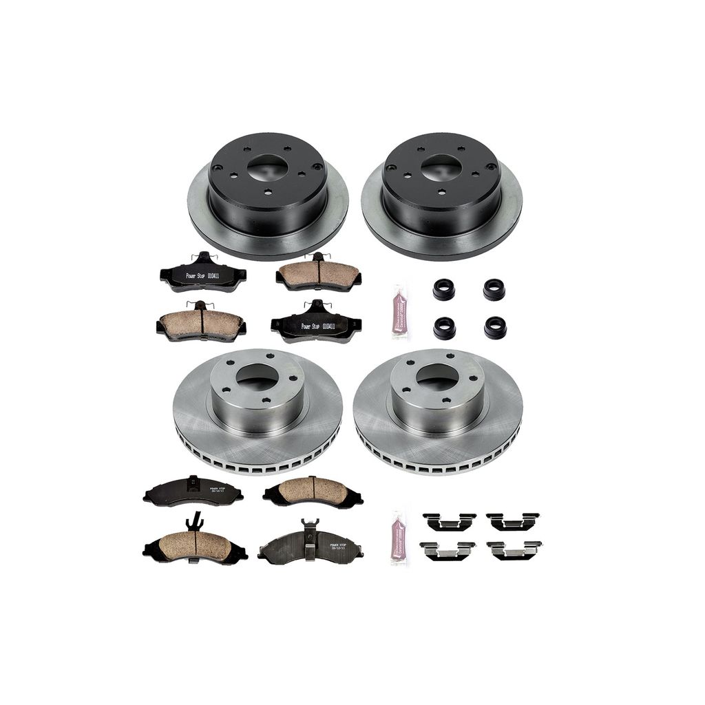 PowerStop KOE2889 - OE Stock Replacement Brake Pad and Rotor Kit
