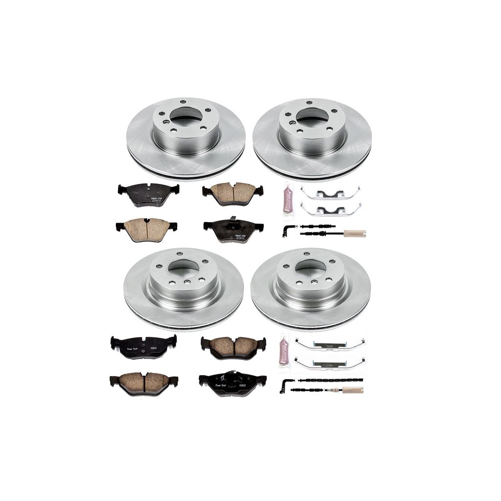 PowerStop KOE2890 - OE Stock Replacement Brake Pad and Rotor Kit