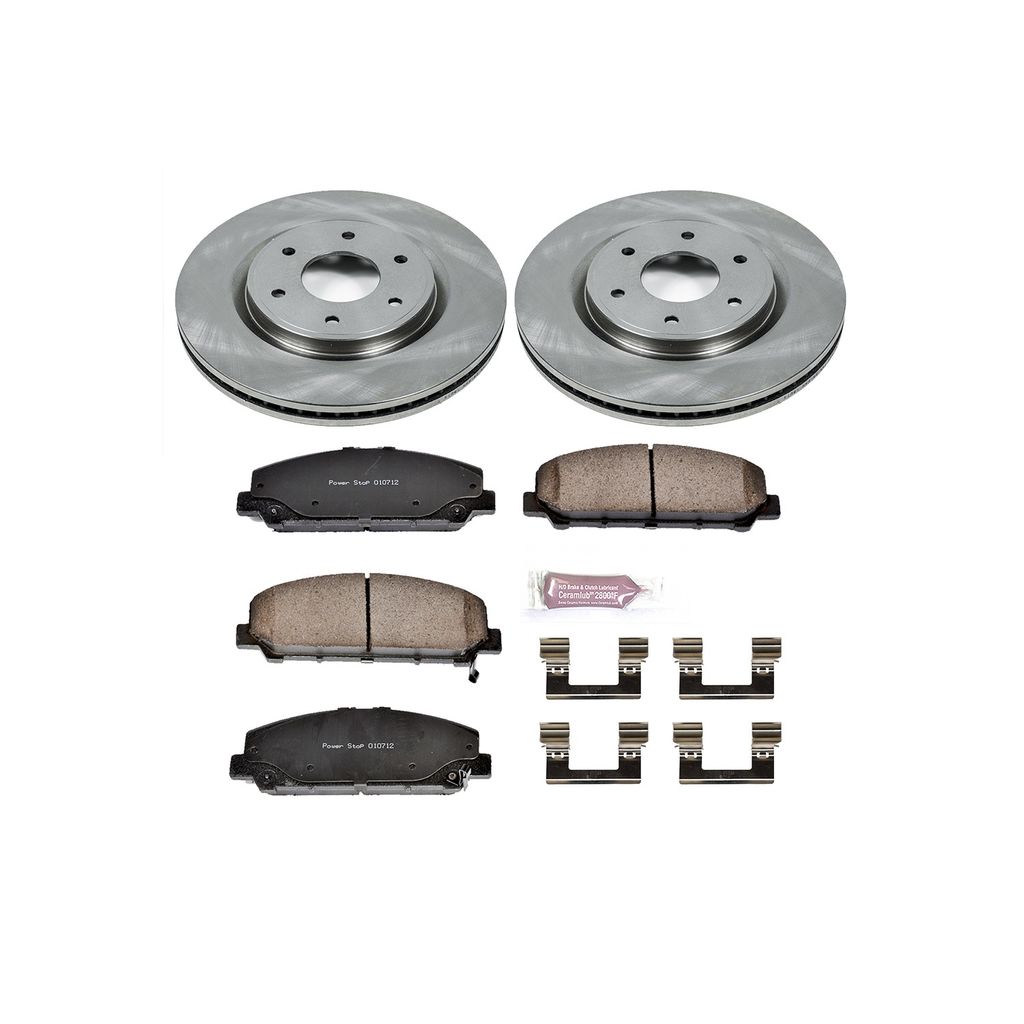OE Stock Replacement Brake Pad and Rotor Kit