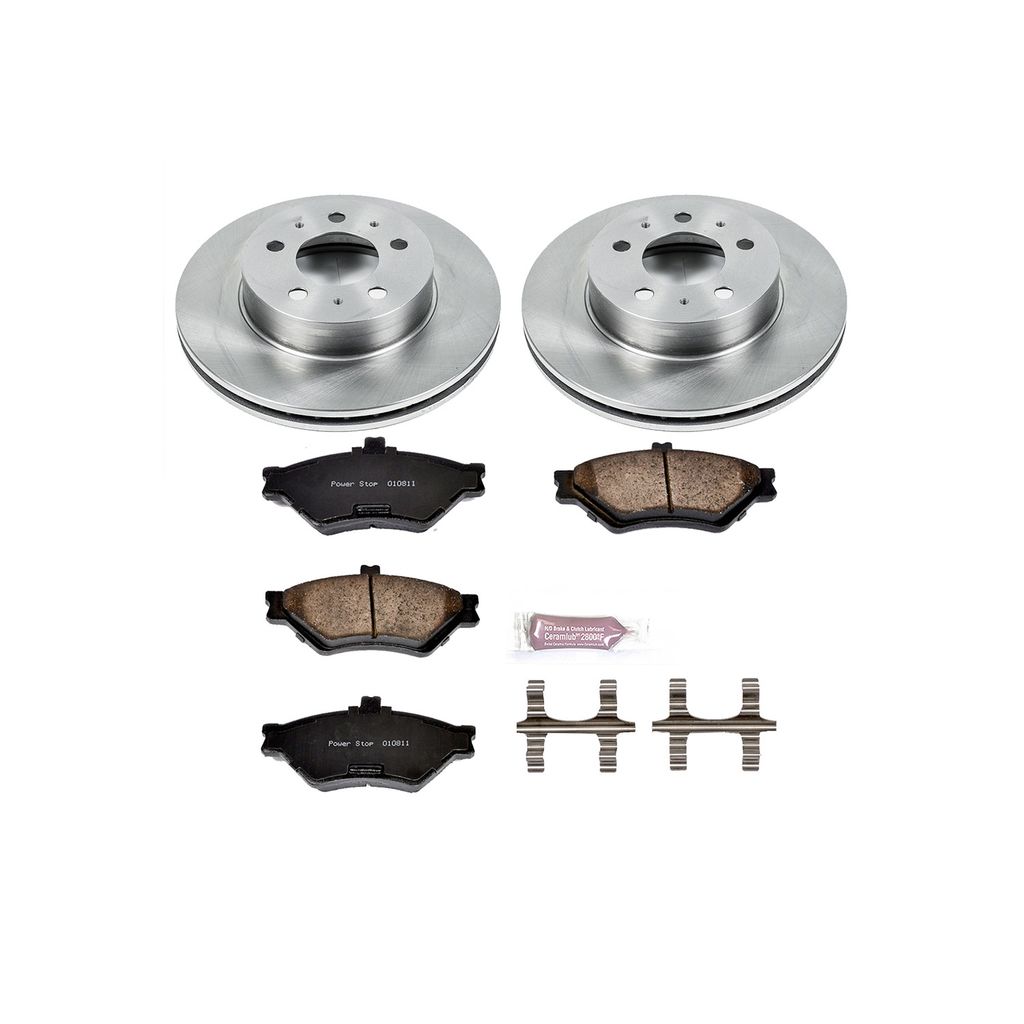 OE Stock Replacement Brake Pad and Rotor Kit