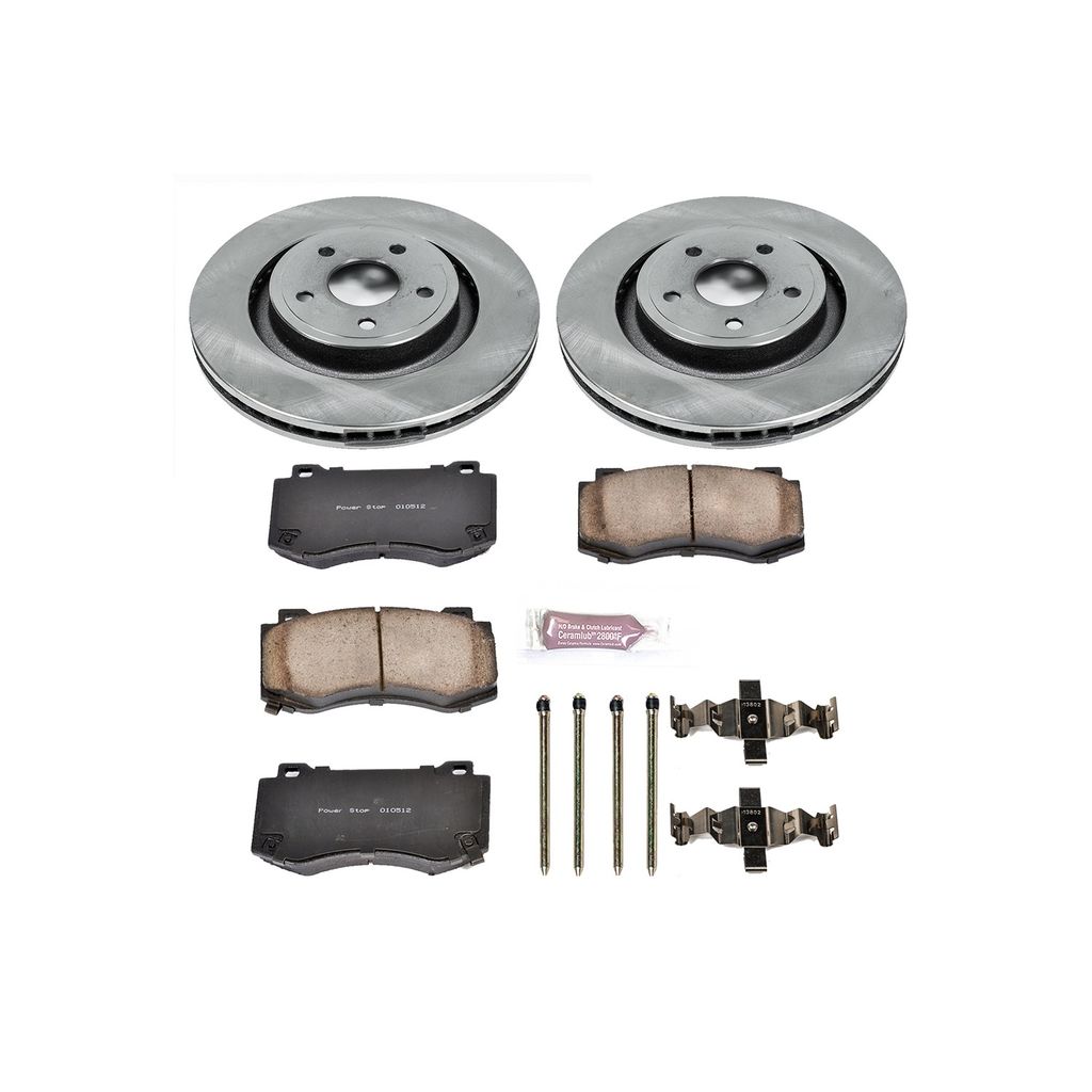OE Stock Replacement Brake Pad and Rotor Kit
