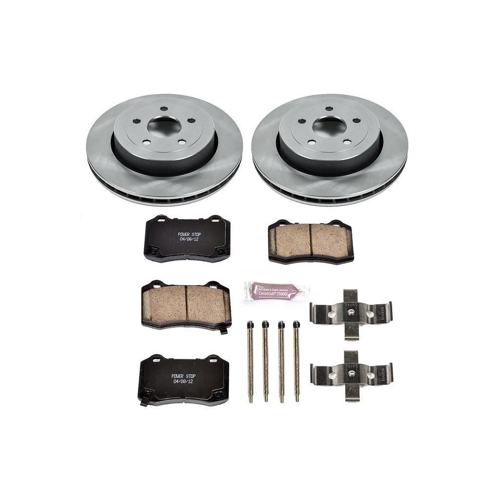 OE Stock Replacement Brake Pad and Rotor Kit