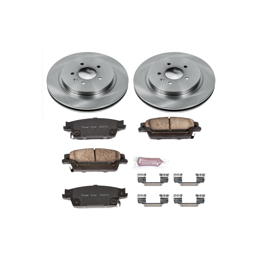 OE Stock Replacement Brake Pad and Rotor Kit