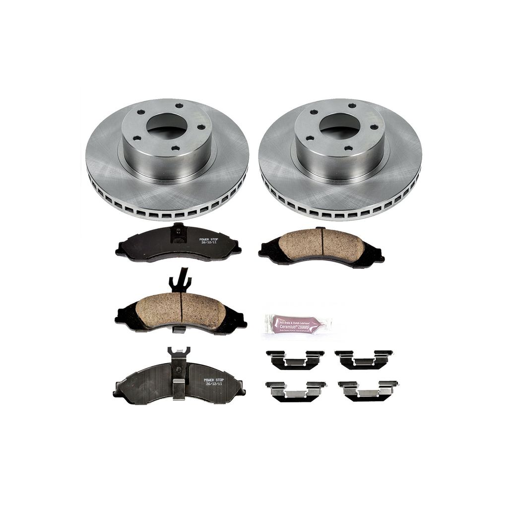 OE Stock Replacement Brake Pad and Rotor Kit
