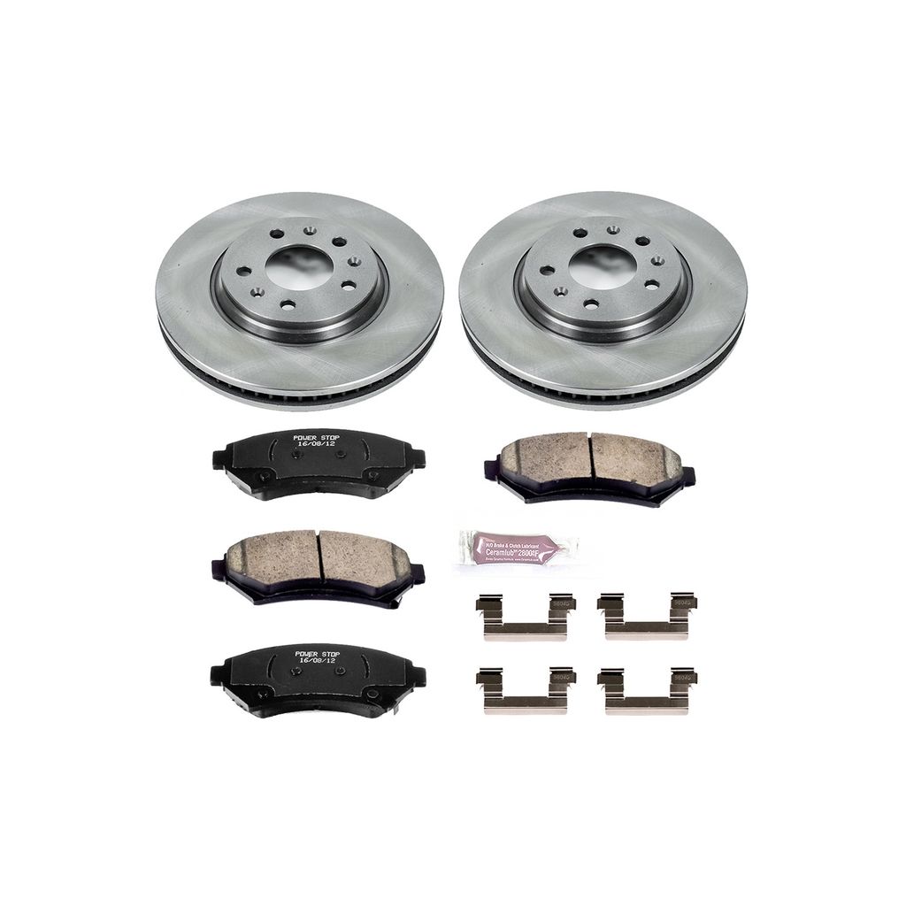 OE Stock Replacement Brake Pad and Rotor Kit