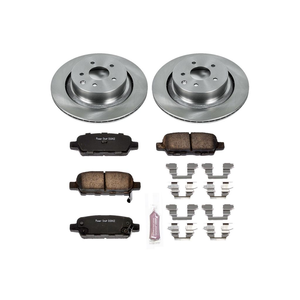 PowerStop KOE2986 - OE Stock Replacement Brake Pad and Rotor Kit