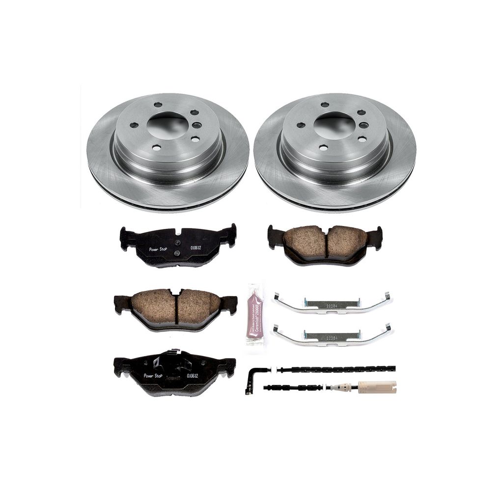 OE Stock Replacement Brake Pad and Rotor Kit