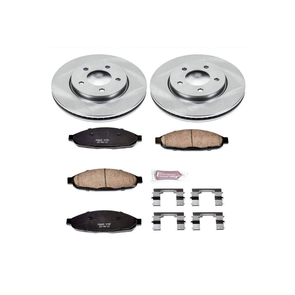 OE Stock Replacement Brake Pad and Rotor Kit