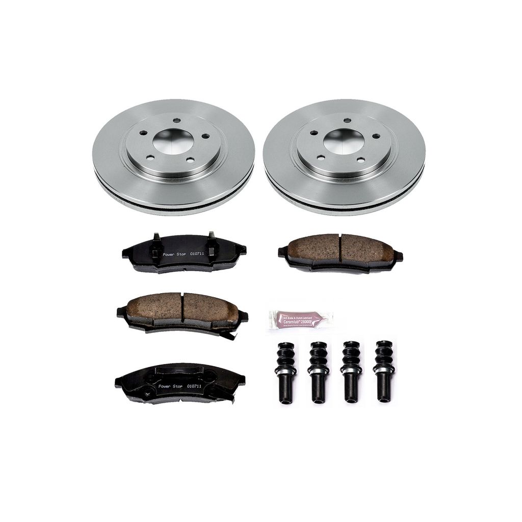 PowerStop KOE3018 - OE Stock Replacement Brake Pad and Rotor Kit