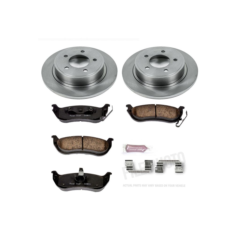 PowerStop KOE3020 - OE Stock Replacement Brake Pad and Rotor Kit
