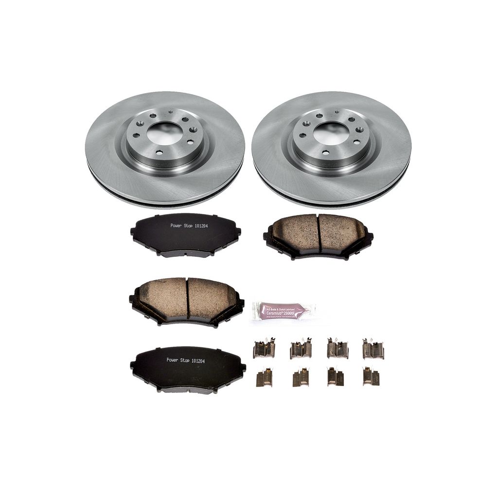 OE Stock Replacement Brake Pad and Rotor Kit