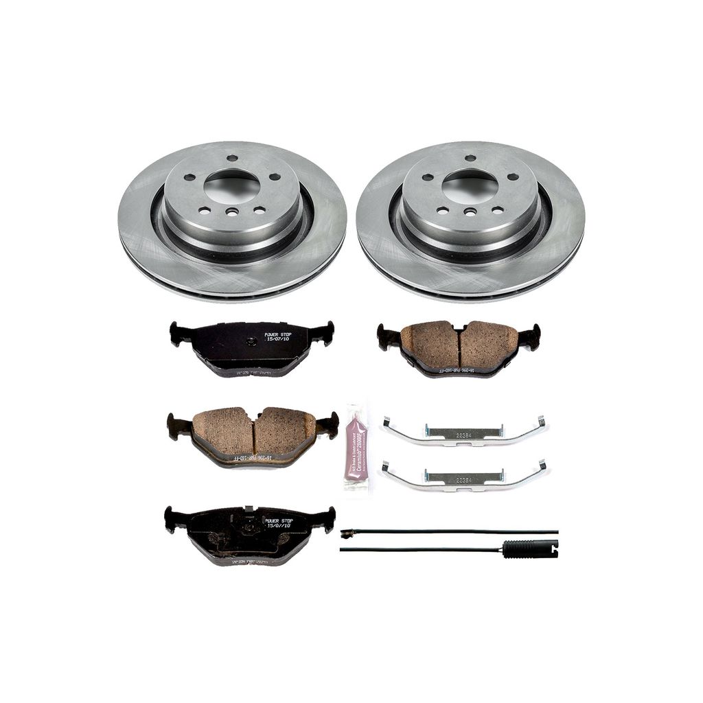 OE Stock Replacement Brake Pad and Rotor Kit