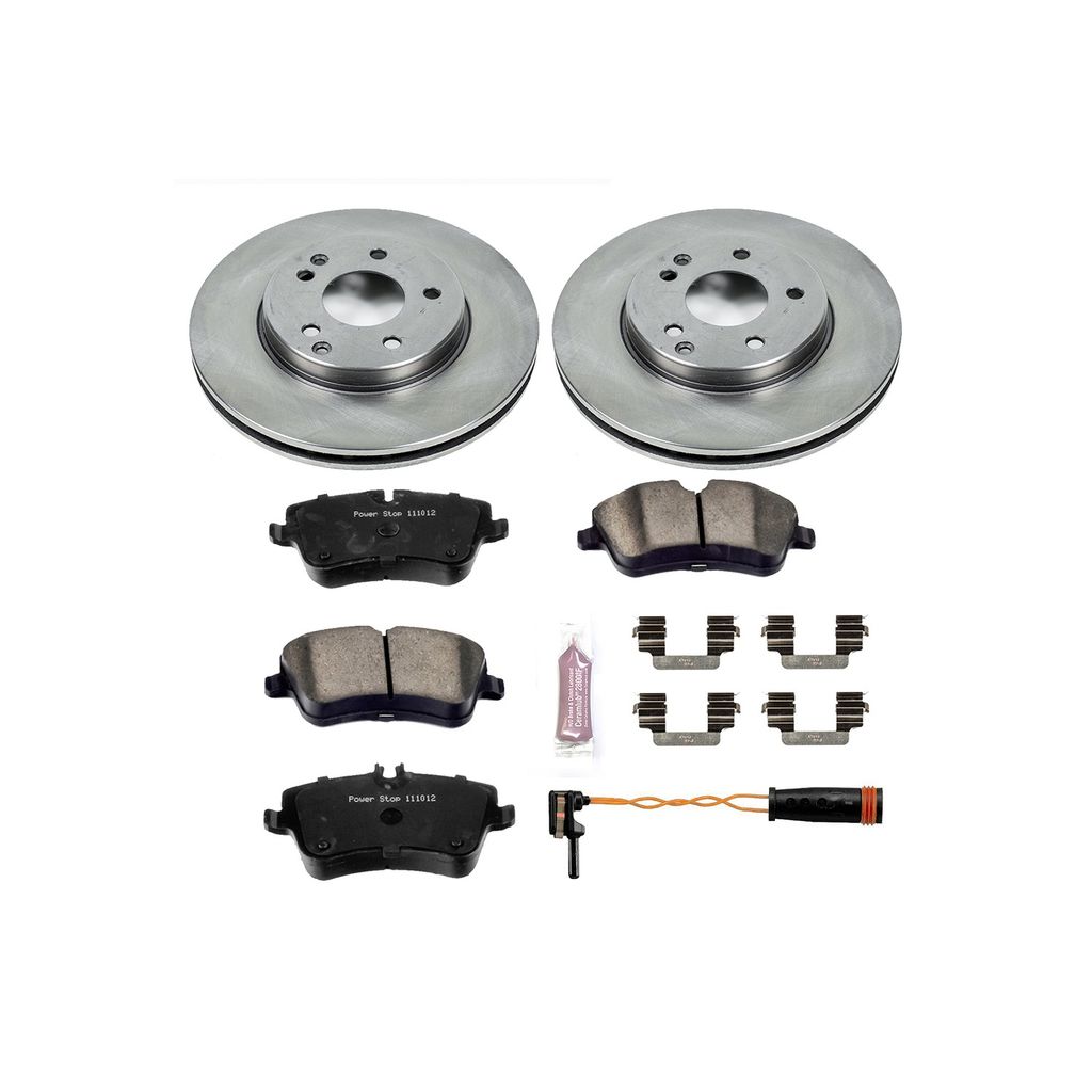 PowerStop KOE3048 - OE Stock Replacement Brake Pad and Rotor Kit