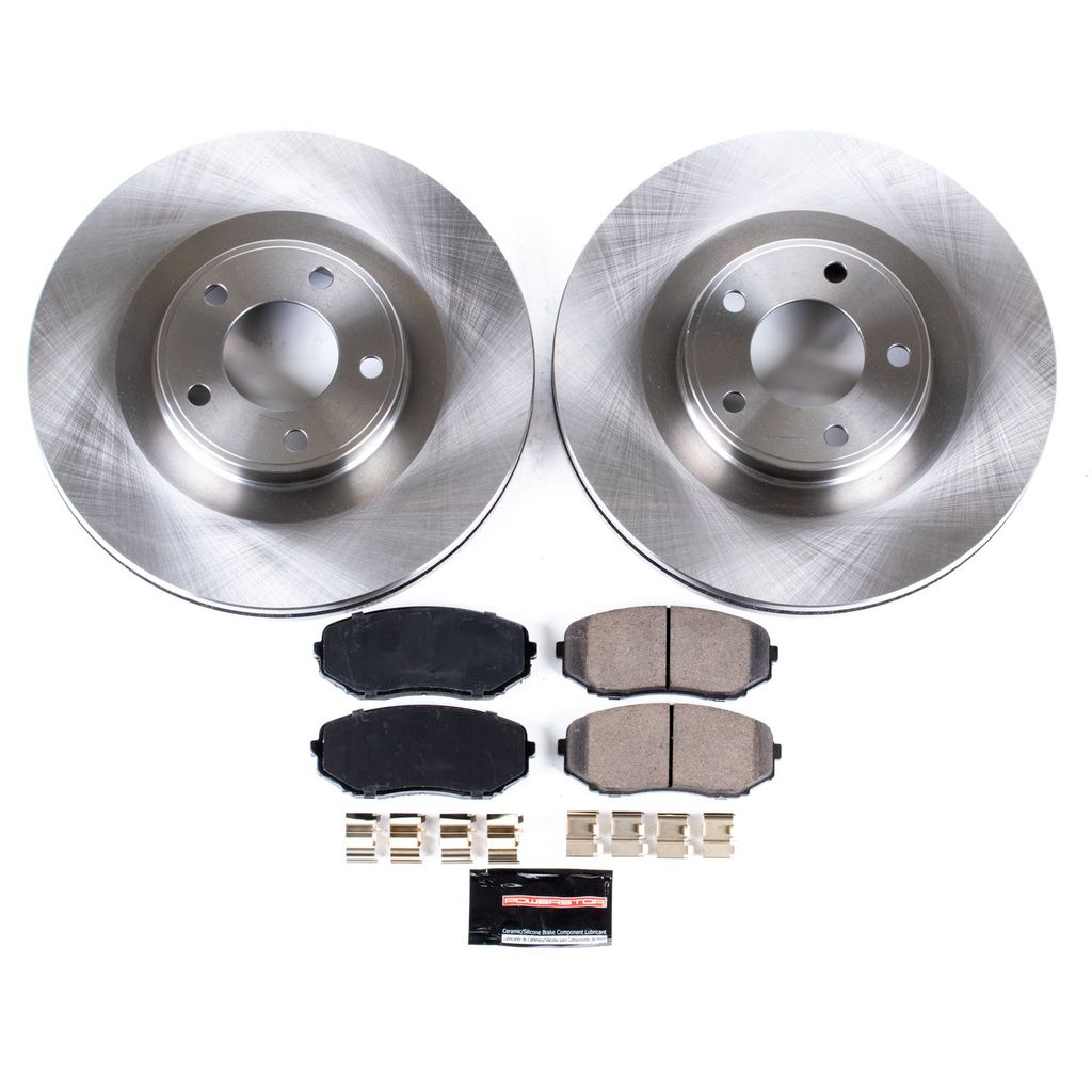 OE Stock Replacement Brake Pad and Rotor Kit