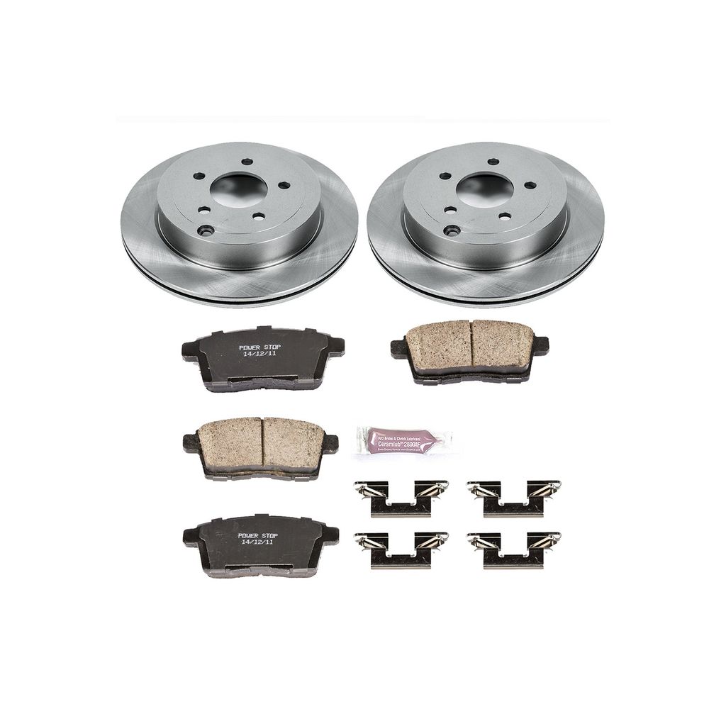 OE Stock Replacement Brake Pad and Rotor Kit