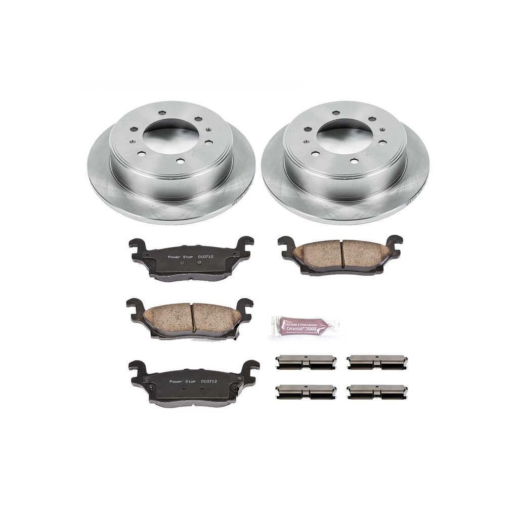 PowerStop KOE3067 - OE Stock Replacement Brake Pad and Rotor Kit