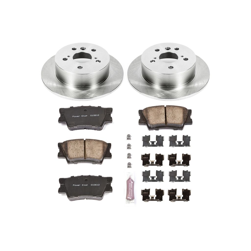 PowerStop KOE3068 - OE Stock Replacement Brake Pad and Rotor Kit