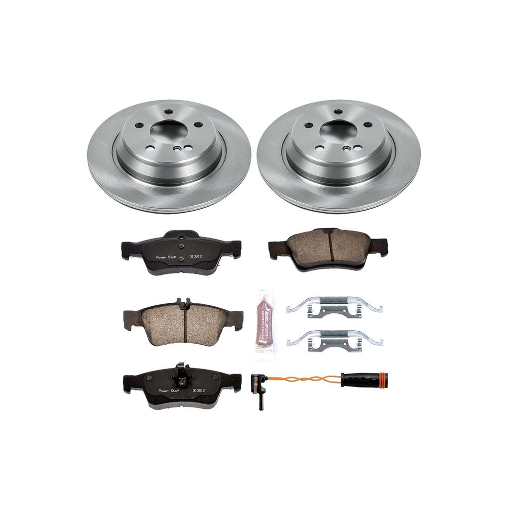 PowerStop KOE3069 - OE Stock Replacement Brake Pad and Rotor Kit