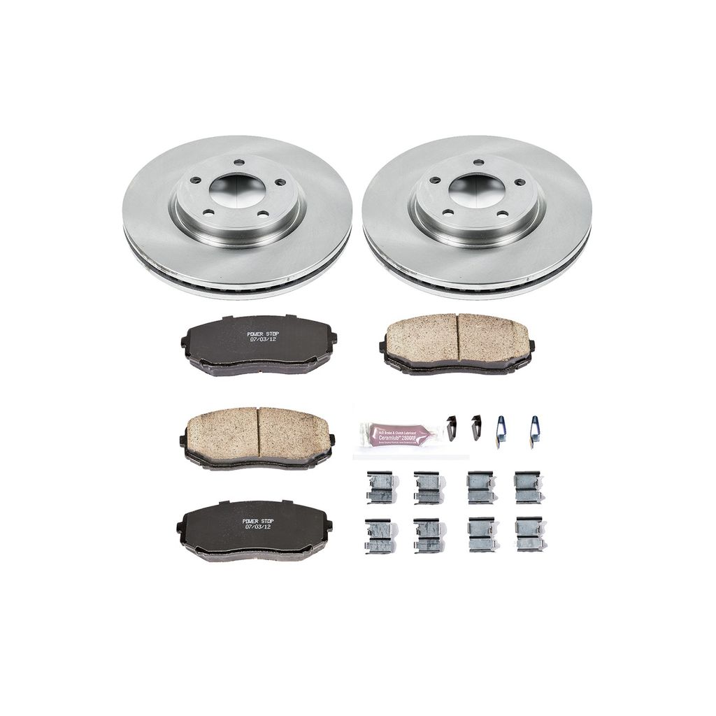 OE Stock Replacement Brake Pad and Rotor Kit