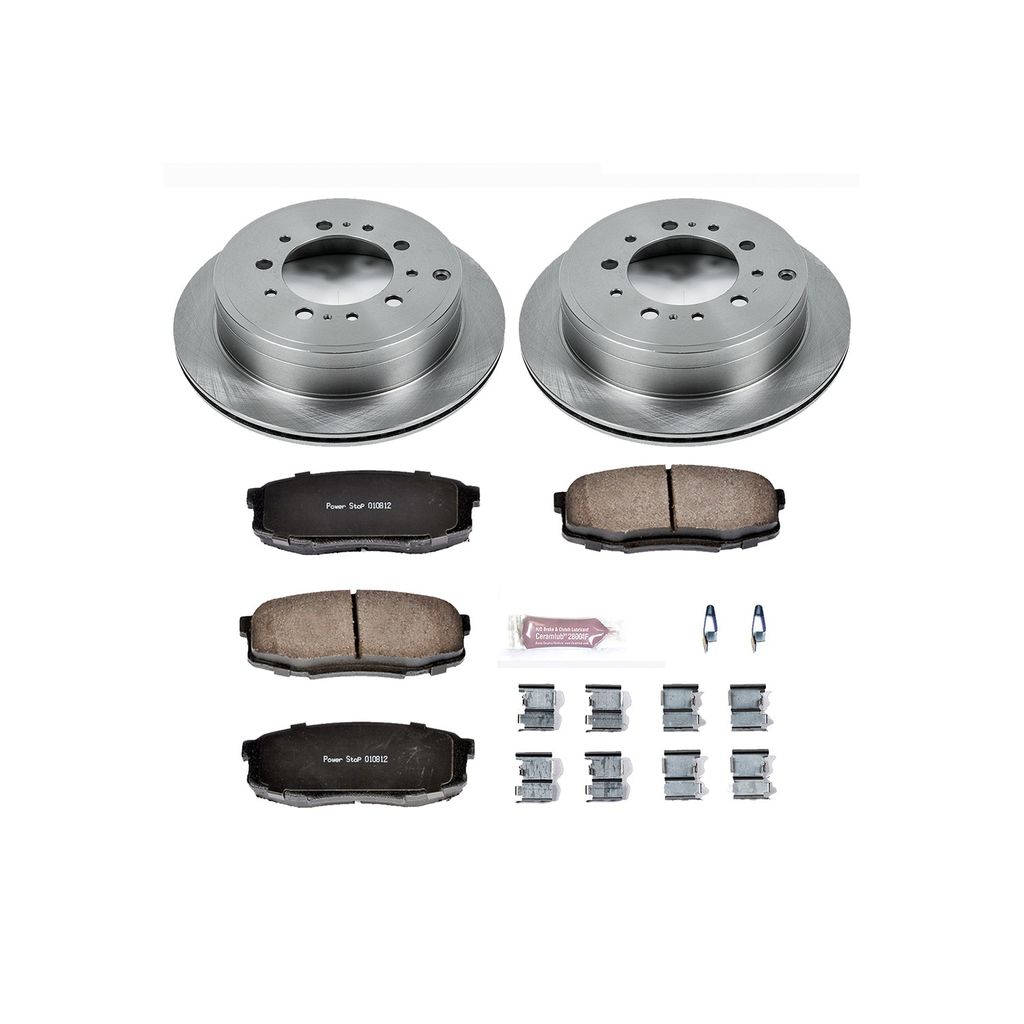 PowerStop KOE3073 - OE Stock Replacement Brake Pad and Rotor Kit