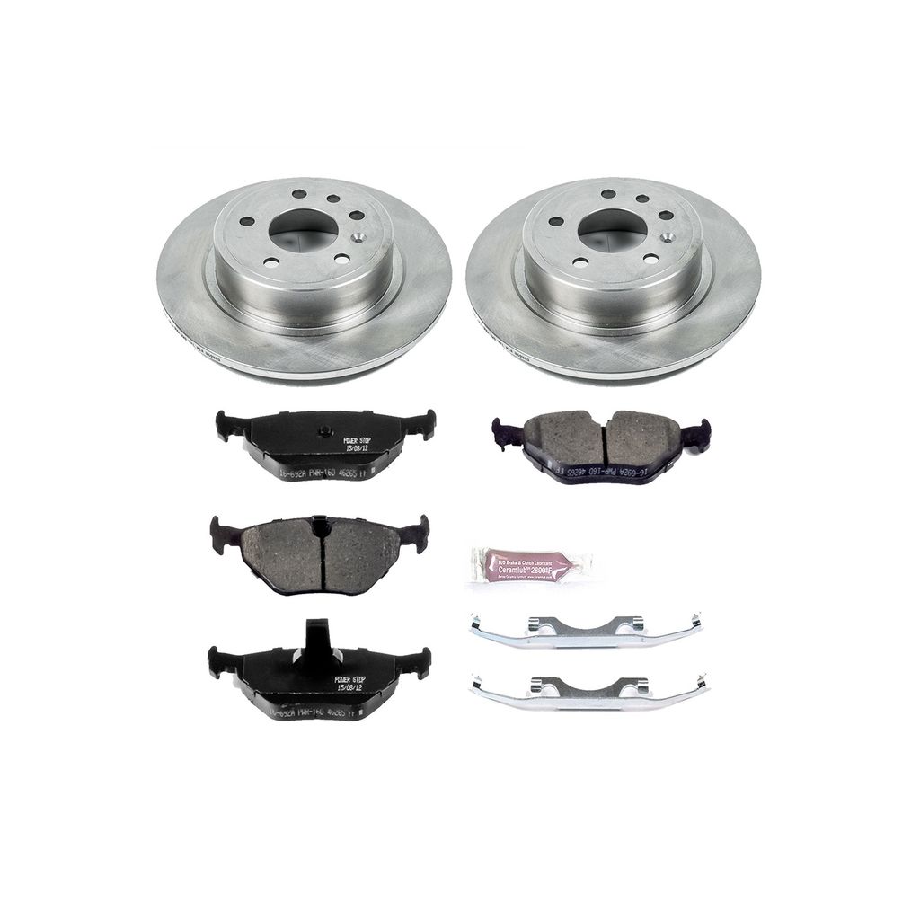 OE Stock Replacement Brake Pad and Rotor Kit