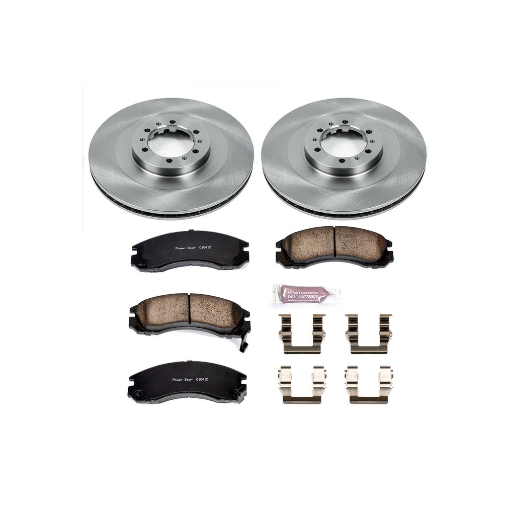 OE Stock Replacement Brake Pad and Rotor Kit