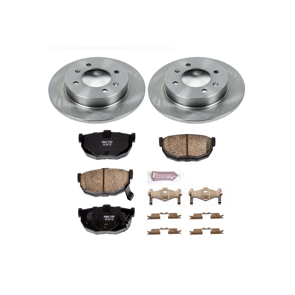 OE Stock Replacement Brake Pad and Rotor Kit