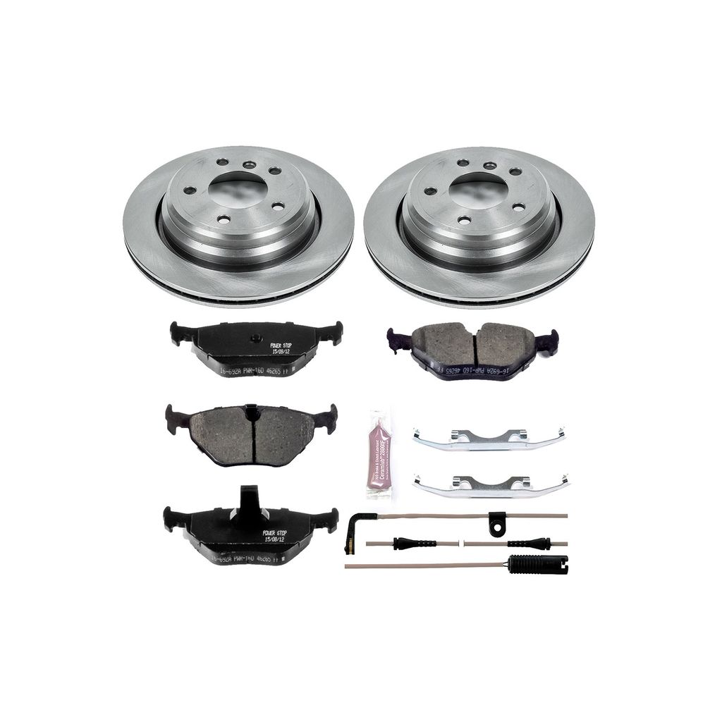 OE Stock Replacement Brake Pad and Rotor Kit