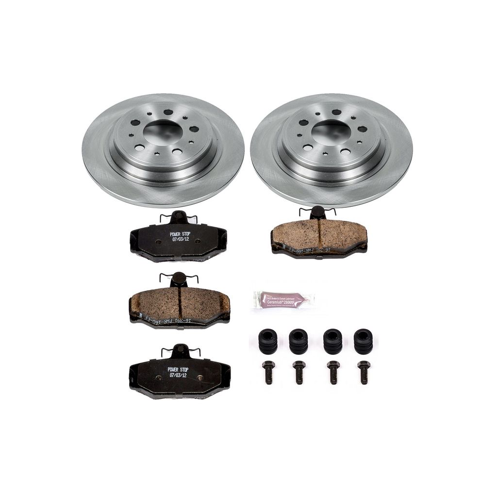 OE Stock Replacement Brake Pad and Rotor Kit