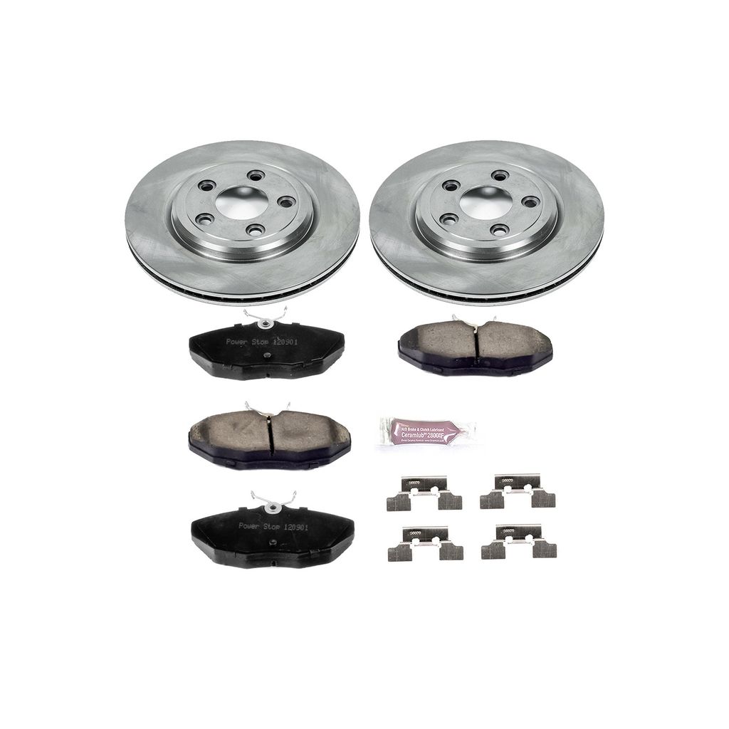 OE Stock Replacement Brake Pad and Rotor Kit