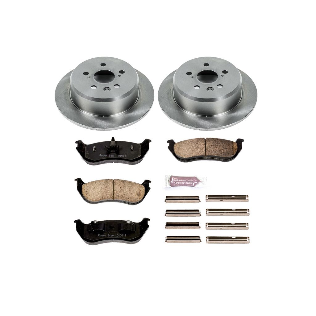OE Stock Replacement Brake Pad and Rotor Kit