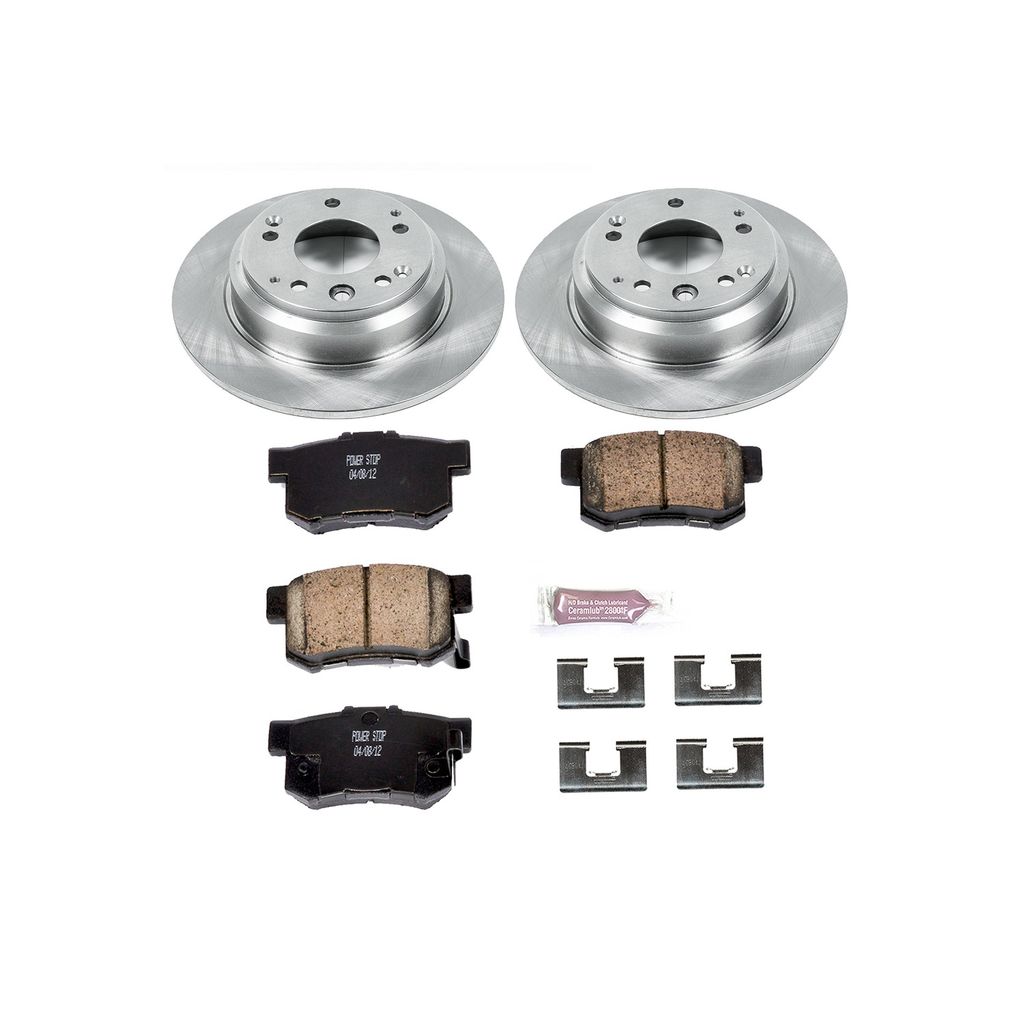 PowerStop KOE3153 - OE Stock Replacement Brake Pad and Rotor Kit
