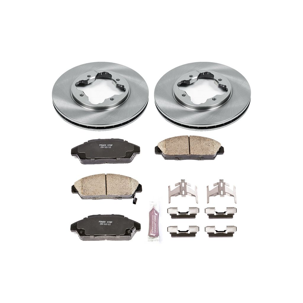 PowerStop KOE3164 - OE Stock Replacement Brake Pad and Rotor Kit
