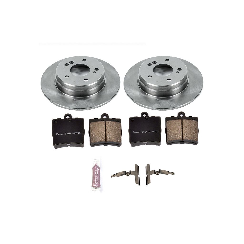 PowerStop KOE368 - OE Stock Replacement Brake Pad and Rotor Kit