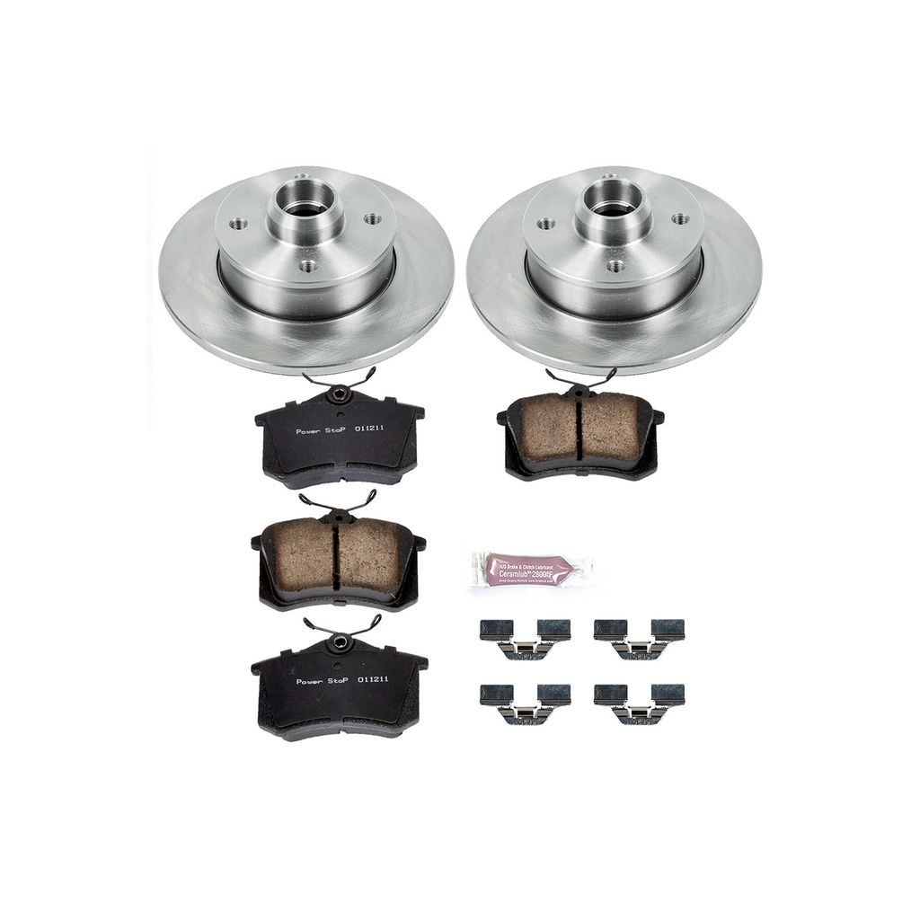 OE Stock Replacement Brake Pad and Rotor Kit