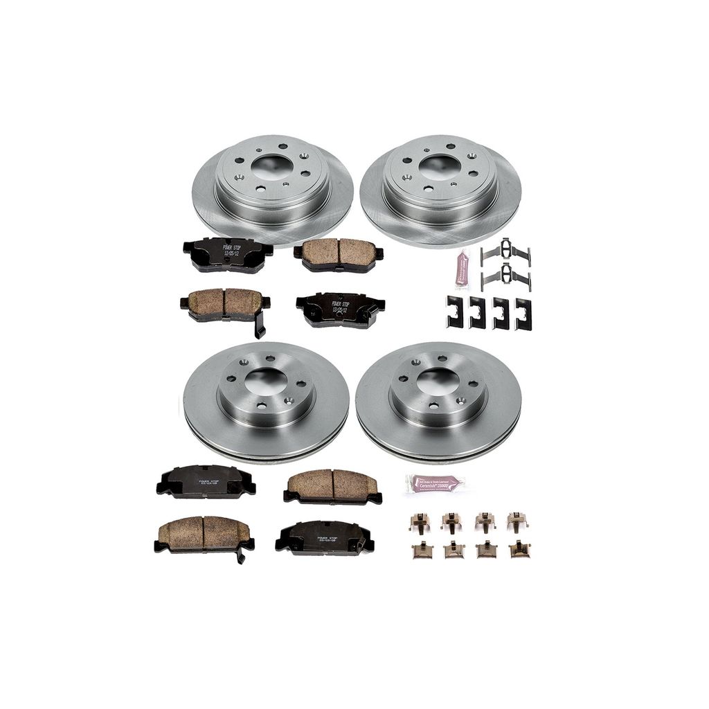 PowerStop KOE399 - OE Stock Replacement Brake Pad and Rotor Kit