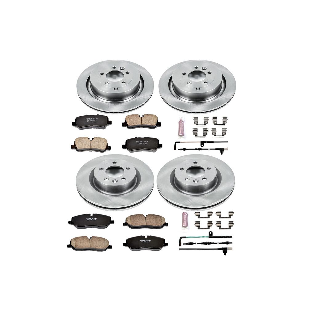 PowerStop KOE4059 - OE Stock Replacement Brake Pad and Rotor Kit
