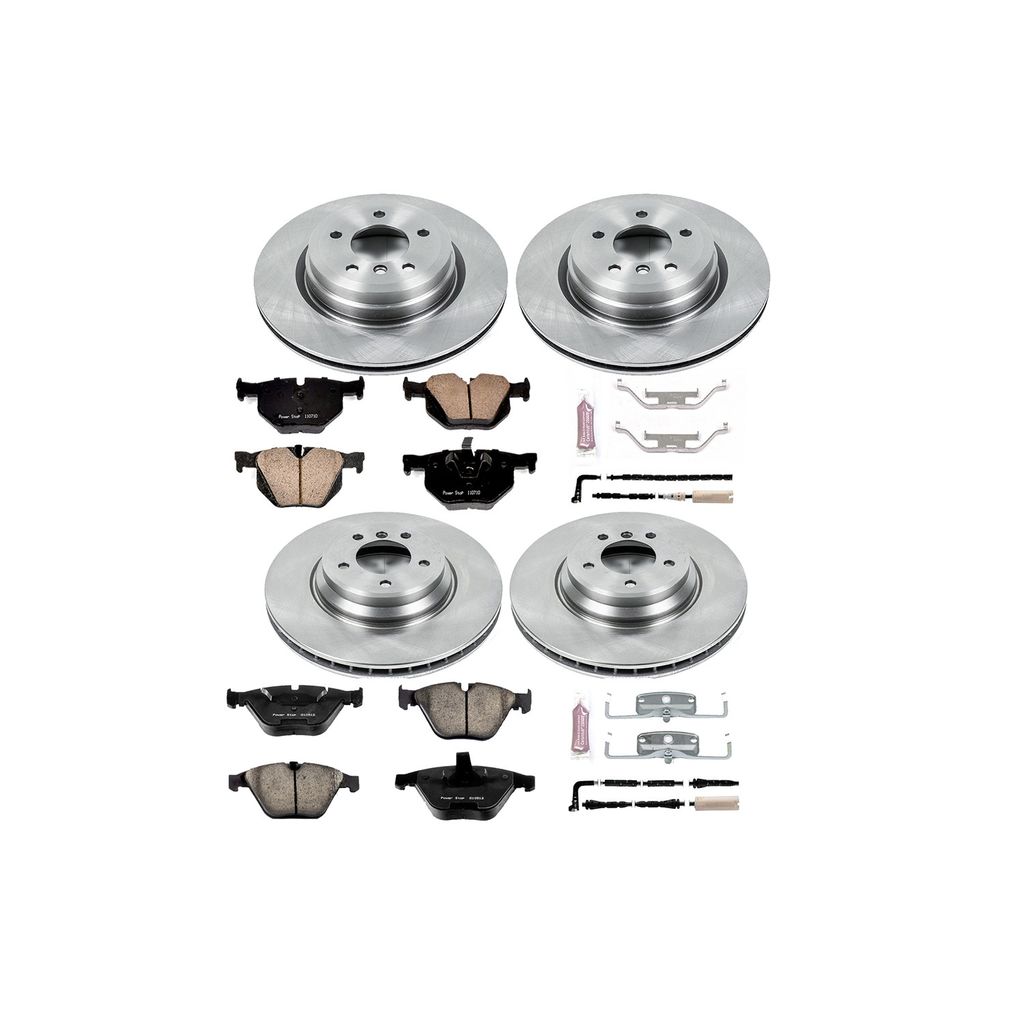 PowerStop KOE4094 - OE Stock Replacement Brake Pad and Rotor Kit