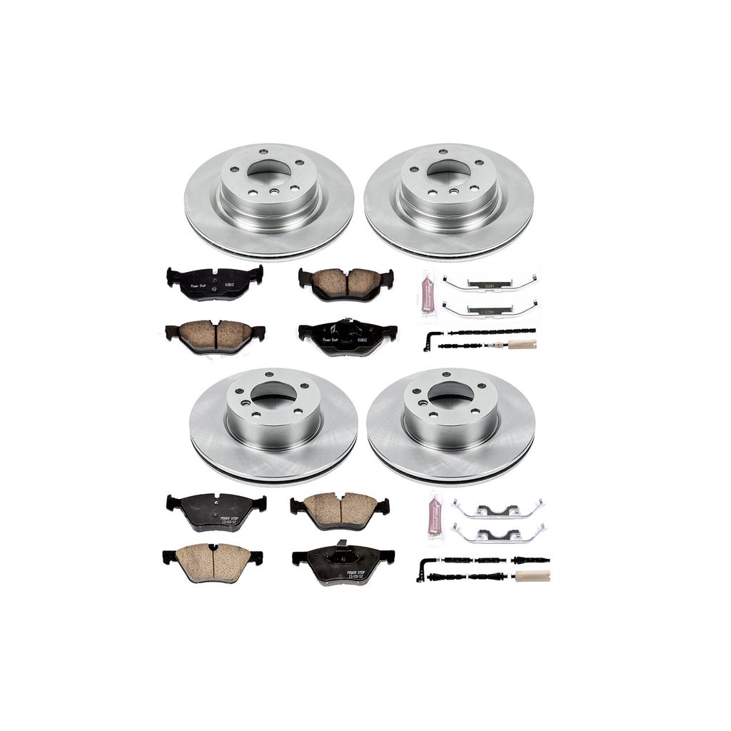 PowerStop KOE4106 - OE Stock Replacement Brake Pad and Rotor Kit