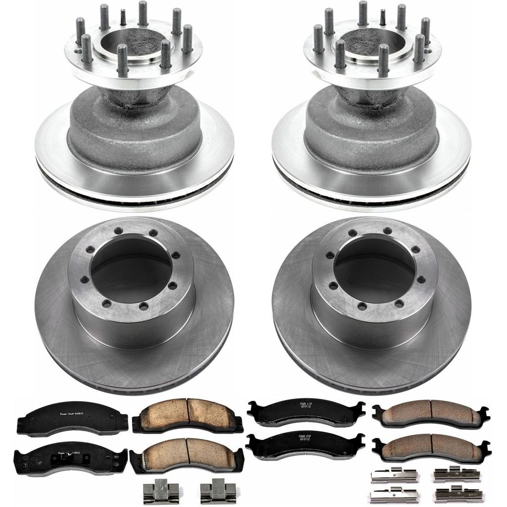 PowerStop KOE4233 - OE Stock Replacement Brake Pad and Rotor Kit