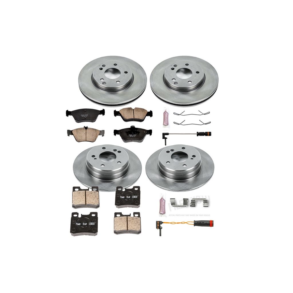 PowerStop KOE4248 - OE Stock Replacement Brake Pad and Rotor Kit