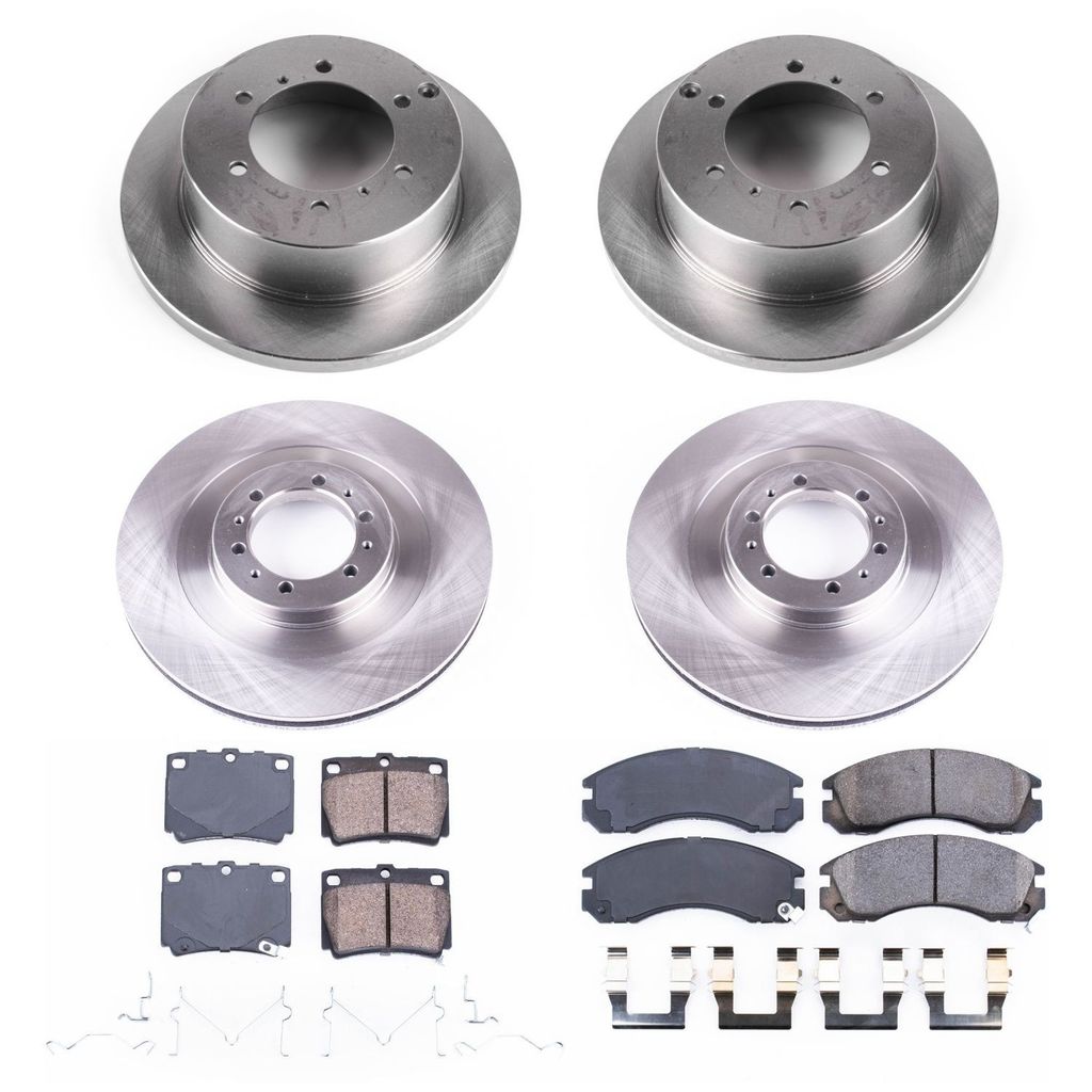 PowerStop KOE4252 - OE Stock Replacement Brake Pad and Rotor Kit
