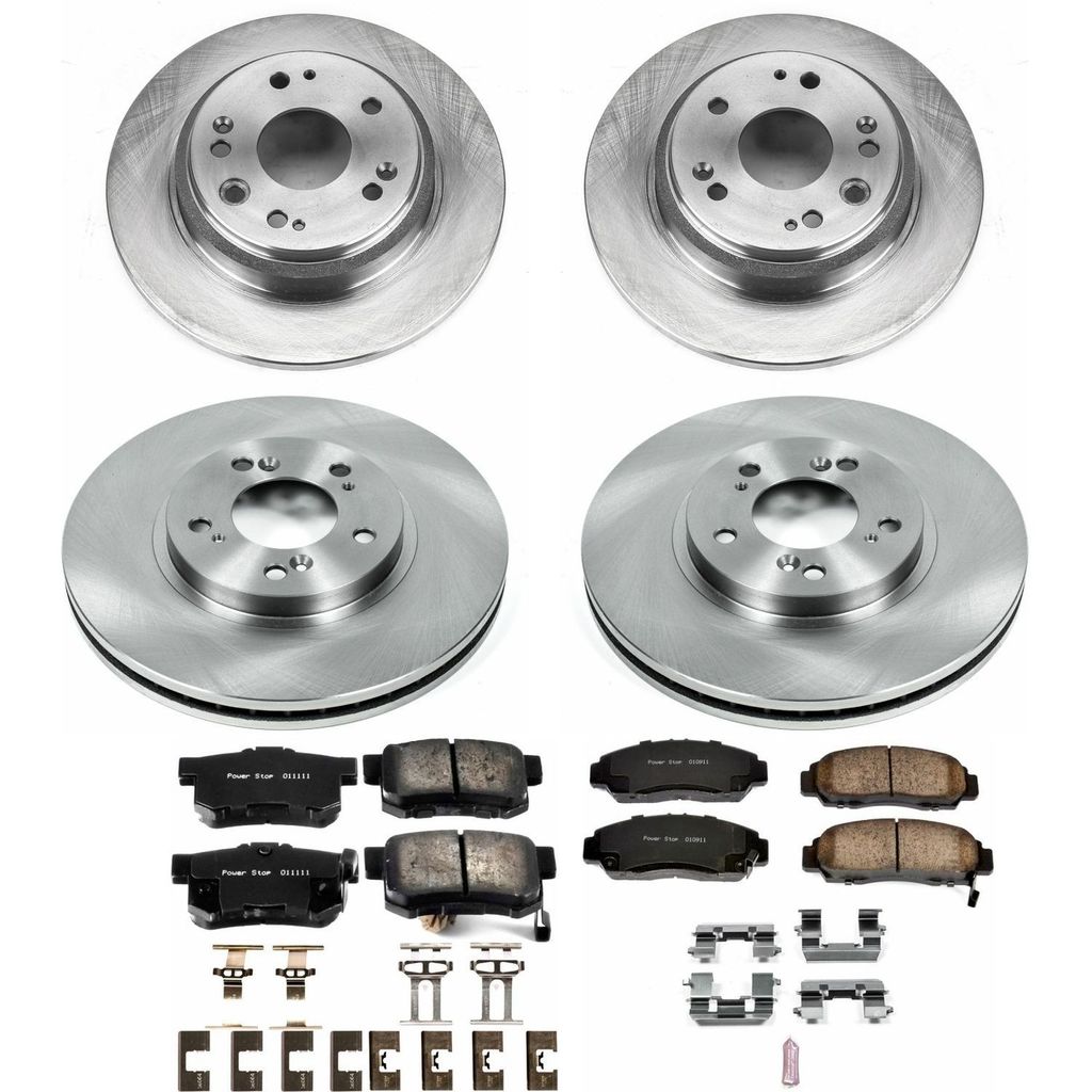 PowerStop KOE4271 - OE Stock Replacement Brake Pad and Rotor Kit