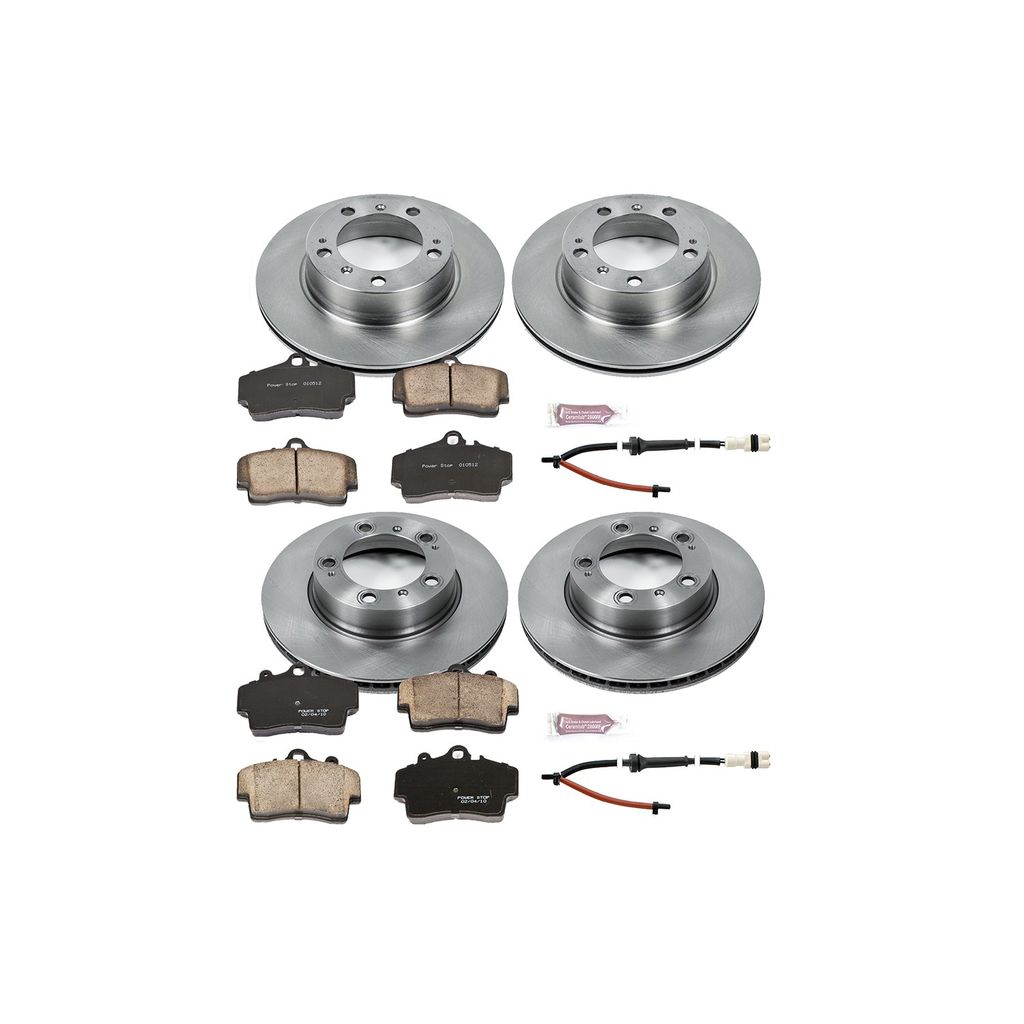 PowerStop KOE4406 - OE Stock Replacement Brake Pad and Rotor Kit
