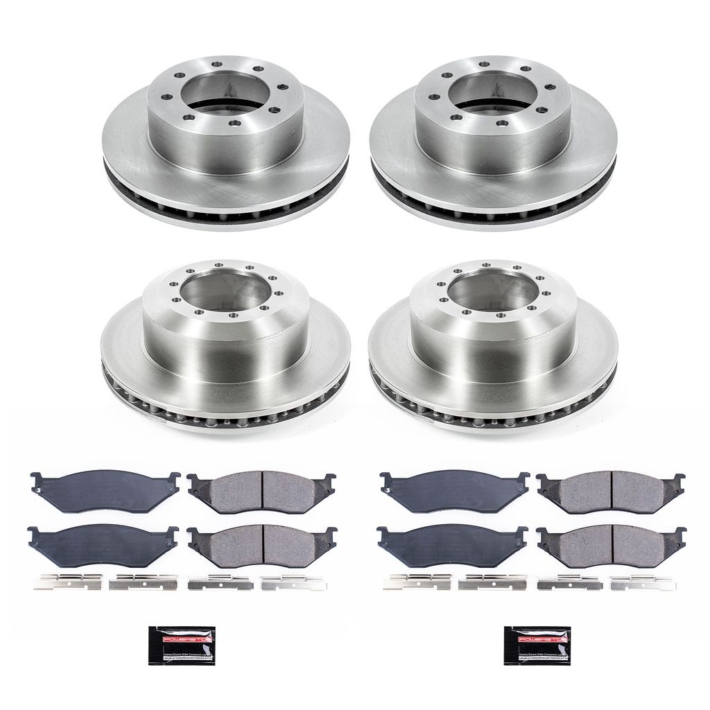 PowerStop KOE4416 - OE Stock Replacement Brake Pad and Rotor Kit